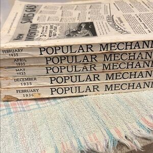 Vintage Popular Mechanics Magazine Set